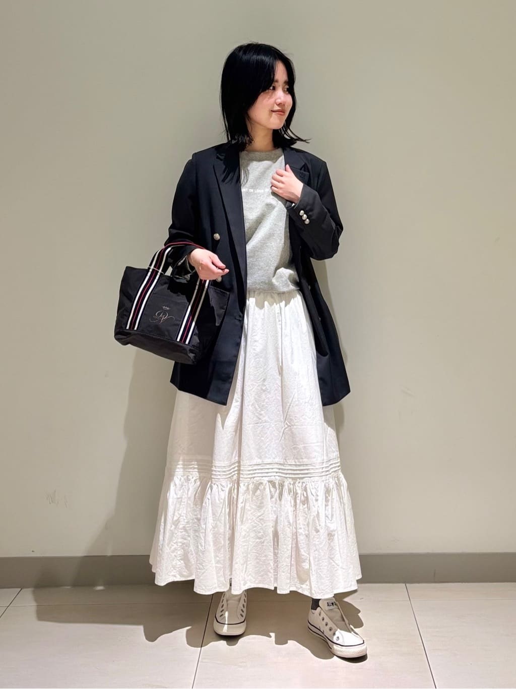 mayuさんの「Dessin｜ダブルジャケット」を使ったコーディネート