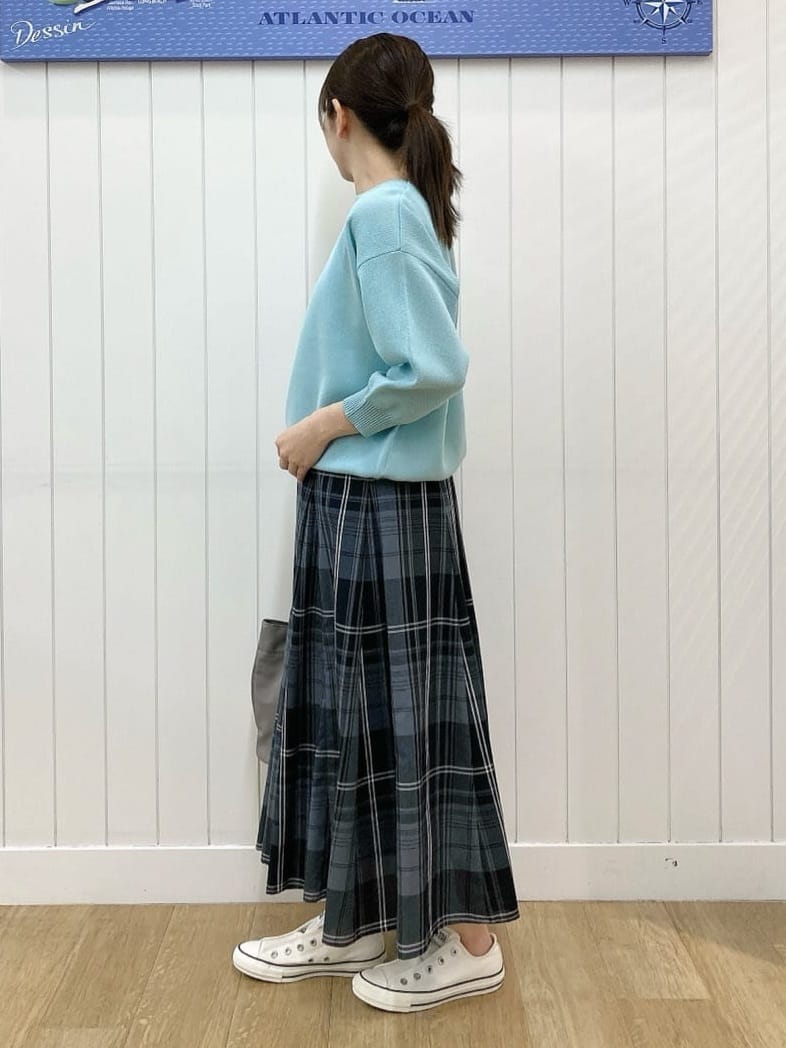 yoshiさんの「Dessin｜【洗える】シアーリラックスニット」を使ったコーディネート