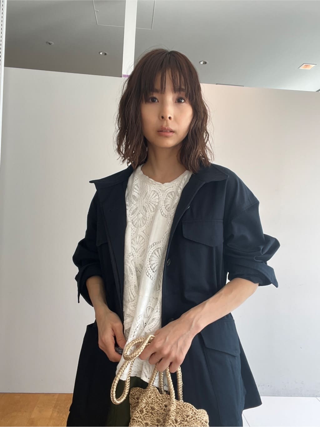 misaさんの「DRESSTERIOR｜【ウォッシャブル】コンパクトコットンミリタリーブルゾン」を使ったコーディネート