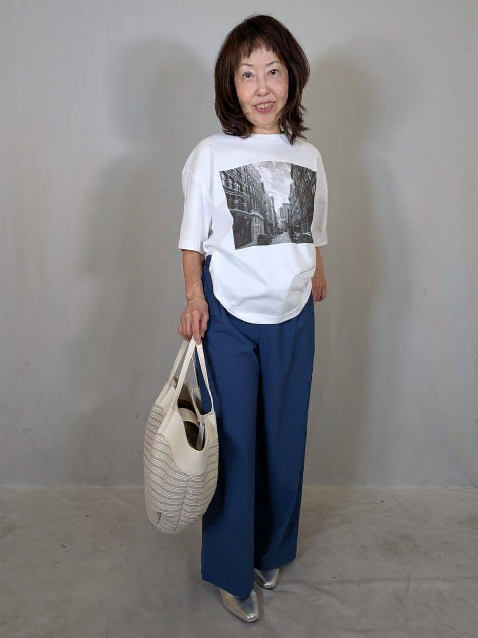 k.kazunoさんの「Reflect｜【STAR＆STRIPE】フォトTシャツ」を使ったコーディネート