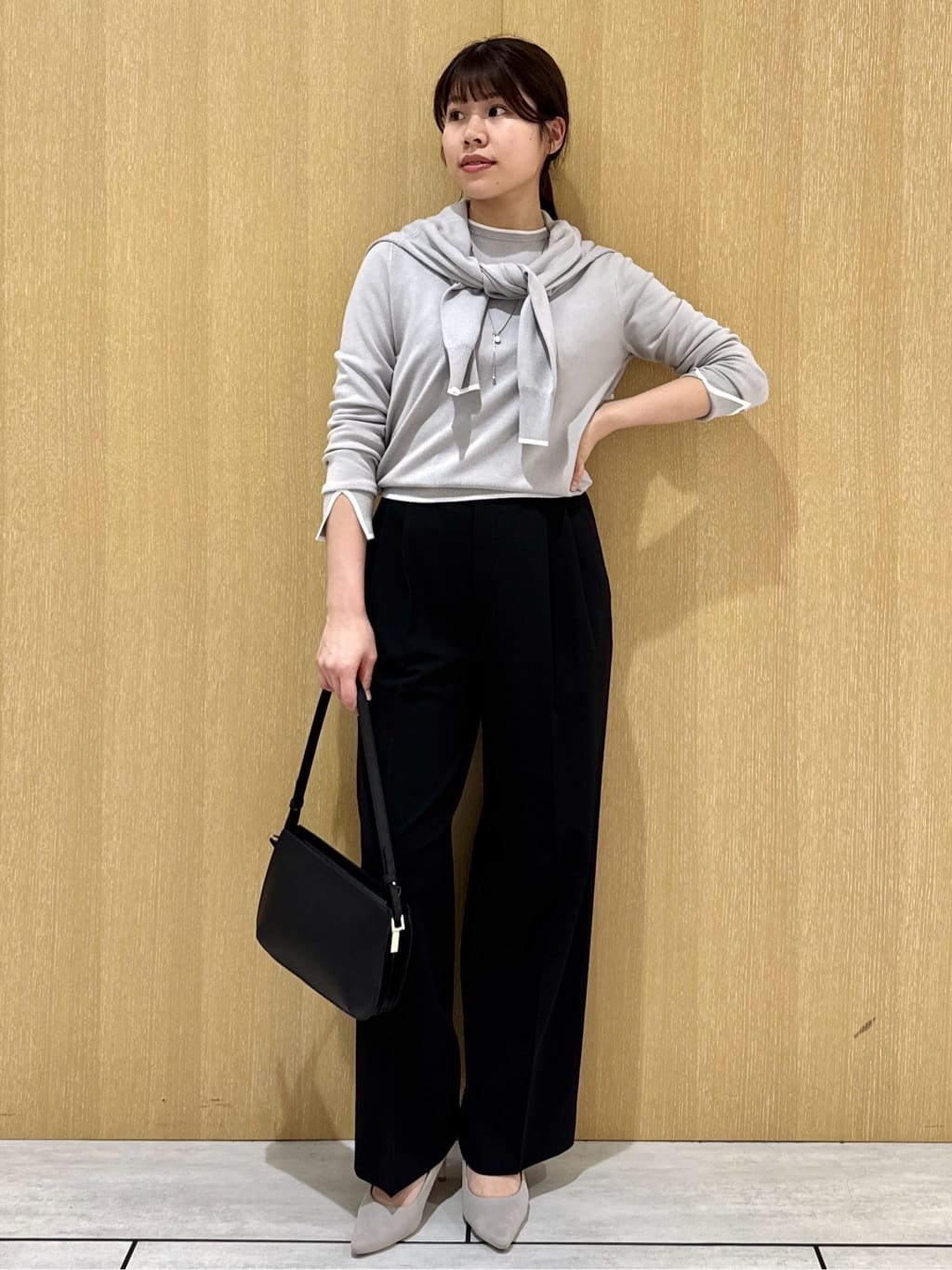 nanaさんの「UNTITLED｜【アンサンブル可/洗える】ウォームスパンニット」を使ったコーディネート