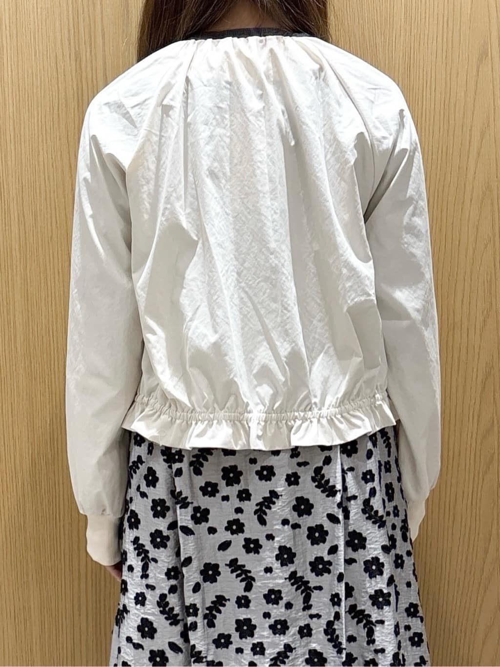 ゆいさんの「index｜接触冷感ノーカラーブルゾン【洗濯機OK／防シワ】」を使ったコーディネート