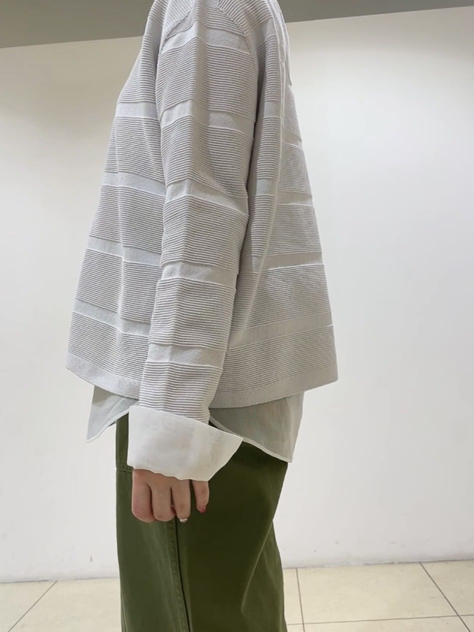watanabeさんの「UNTITLED｜◆【洗える/Tシャツ】シャツディテールレイヤードプルオーバー」を使ったコーディネート