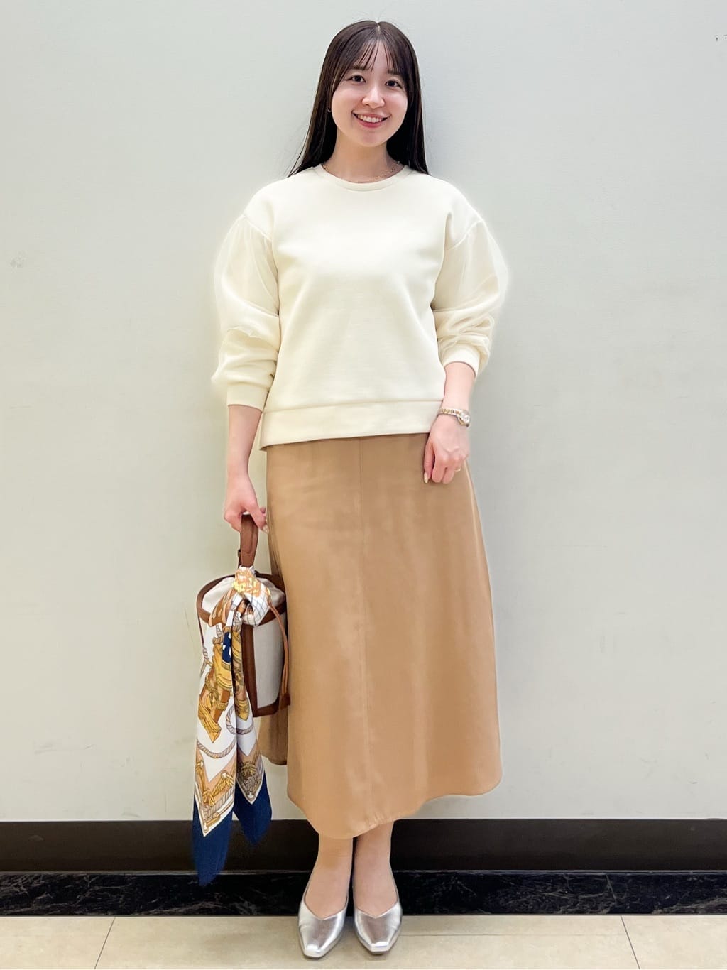 mikikoさんの「Reflect｜チュールレイヤードスリーブプルオーバー」を使ったコーディネート