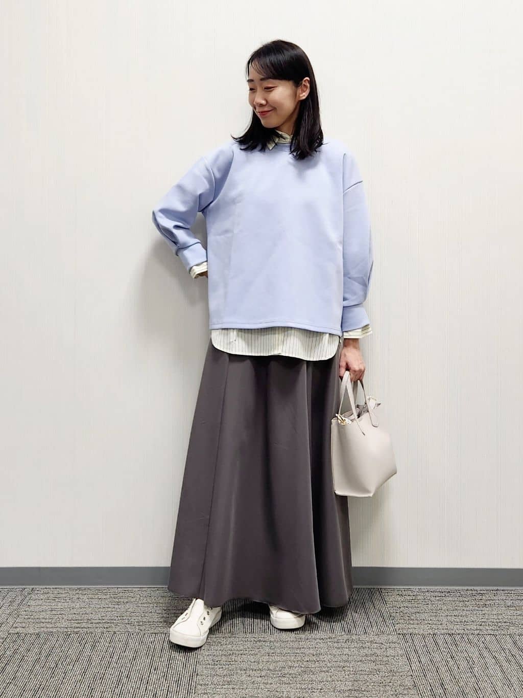 naraさんの「Dessin｜【洗える】8分袖ボンディングカットソー」を使ったコーディネート