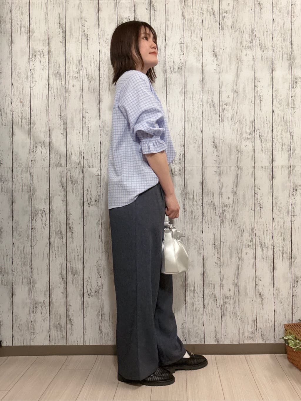 シカさんの「SHOO･LA･RUE｜メッシュローファー」を使ったコーディネート
