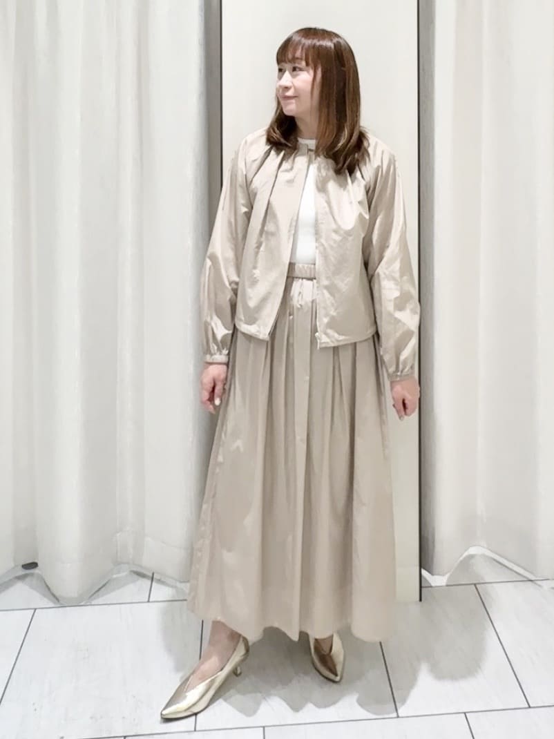 ʏᴜᴋɪᴋᴏさんの「UNTITLED｜◆【セットアップ可/はっ水】シャイニータイプライターブルゾン」を使ったコーディネート