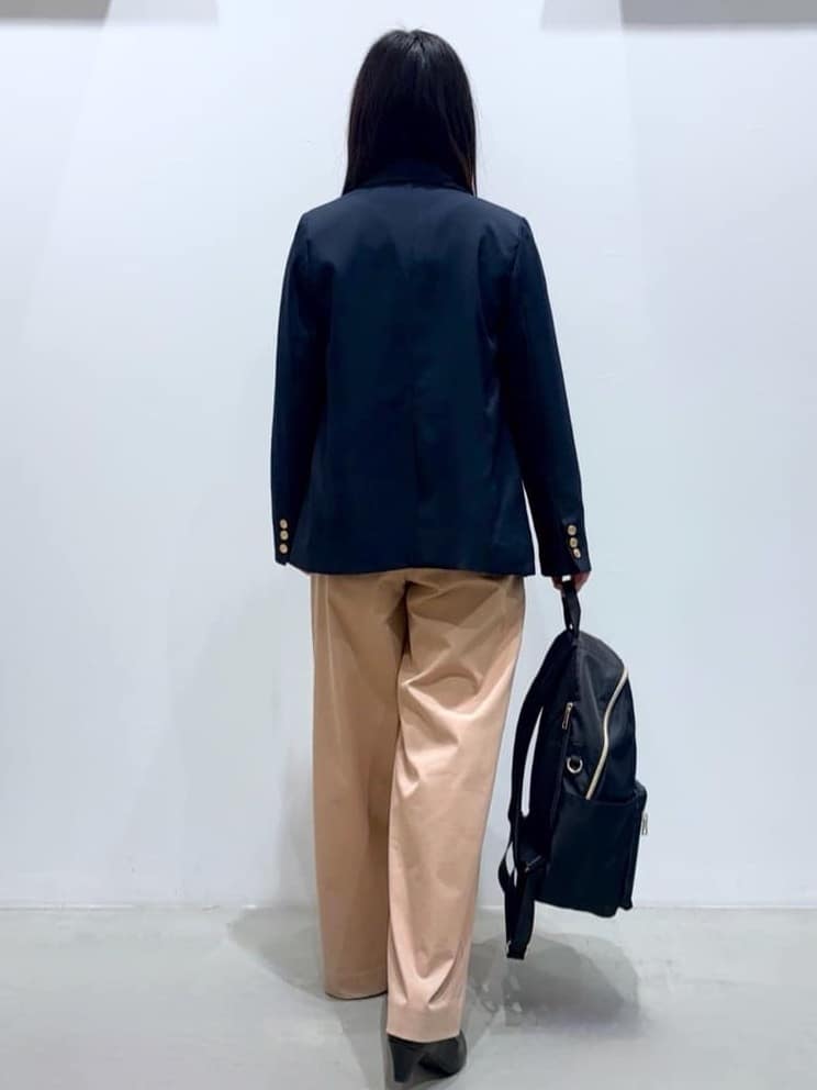 ＷＡさんの「grove｜【マシンウォッシュ/防シワ】ダブルテーラードジャケット【着回しカセット】」を使ったコーディネート