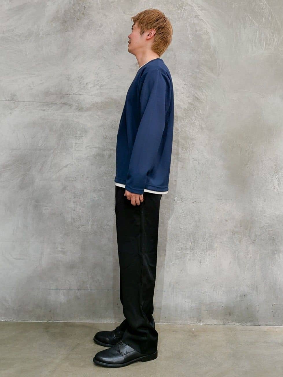 daiさんの「THE SHOP TK｜FLEX LINE セミワイドイージーパンツ　ストレッチ/防シワ/マシンウォッシャブル/セットアップ」を使ったコーディネート