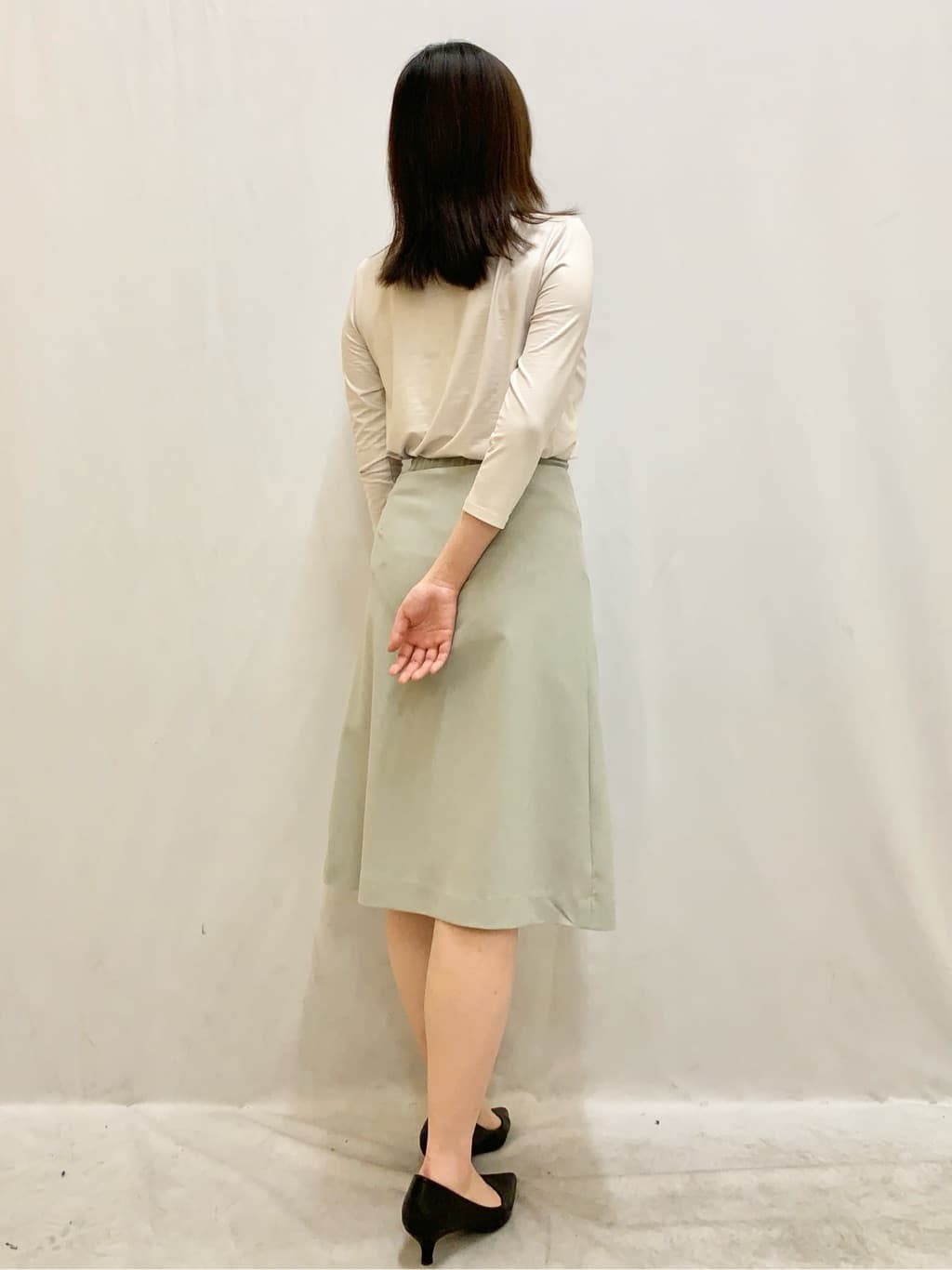 kasumiさんの「index｜タックビジュー7分袖トップス【洗濯機可】」を使ったコーディネート