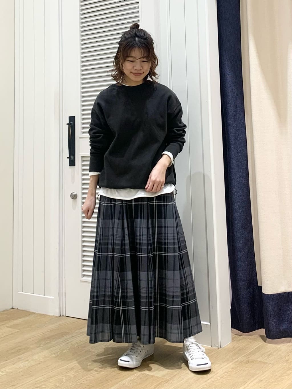 IMARIさんの「Dessin｜【前後2WAY/洗える】ドロストリブカットソー」を使ったコーディネート