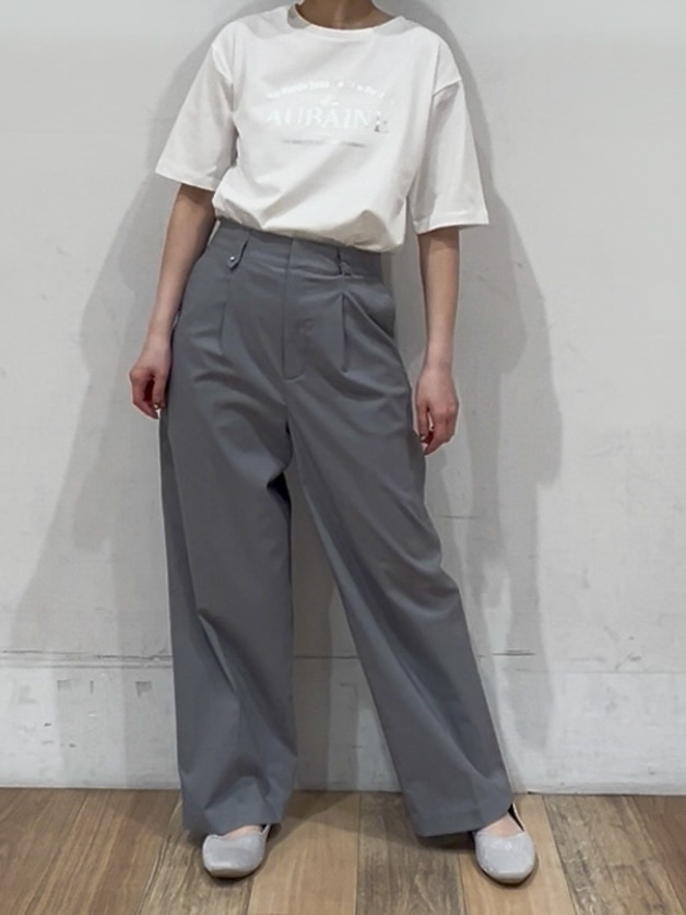 山さんさんの「grove｜【貴島明日香さん着用・洗える】麻調ノーカラーブルゾン」を使ったコーディネート