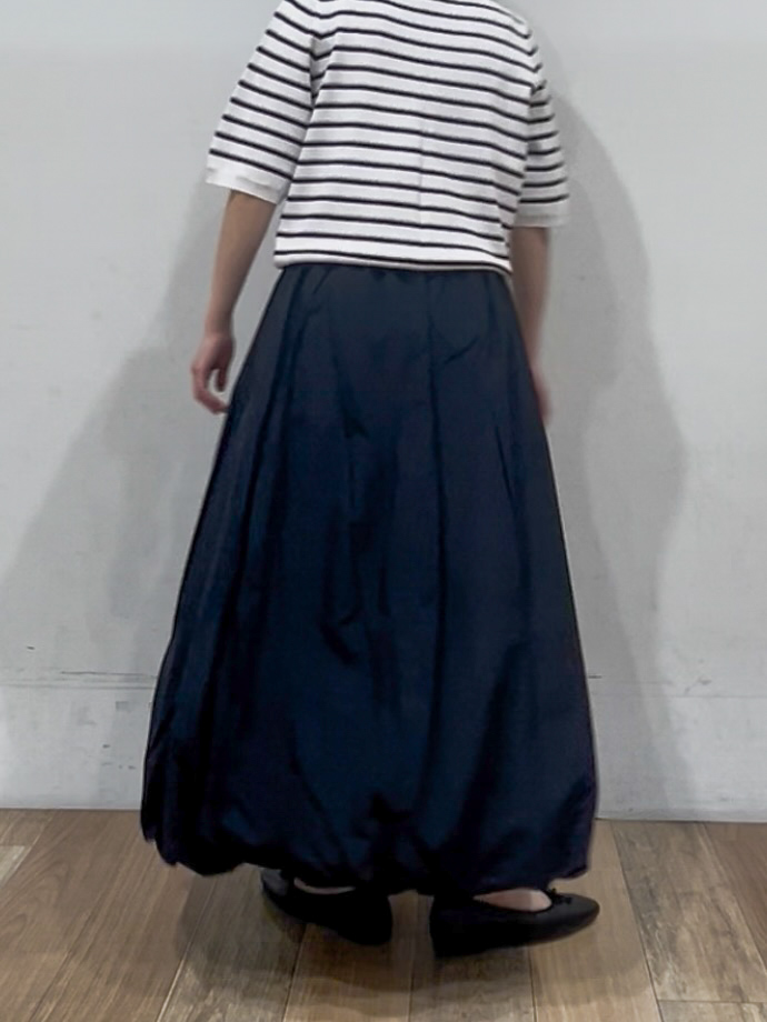 山さんさんの「grove｜【シリーズ累計36万枚/UVカット・ひんやり・洗濯機OK】やわらかドライタッチ 五分袖クルーネックニ」を使ったコーディネート