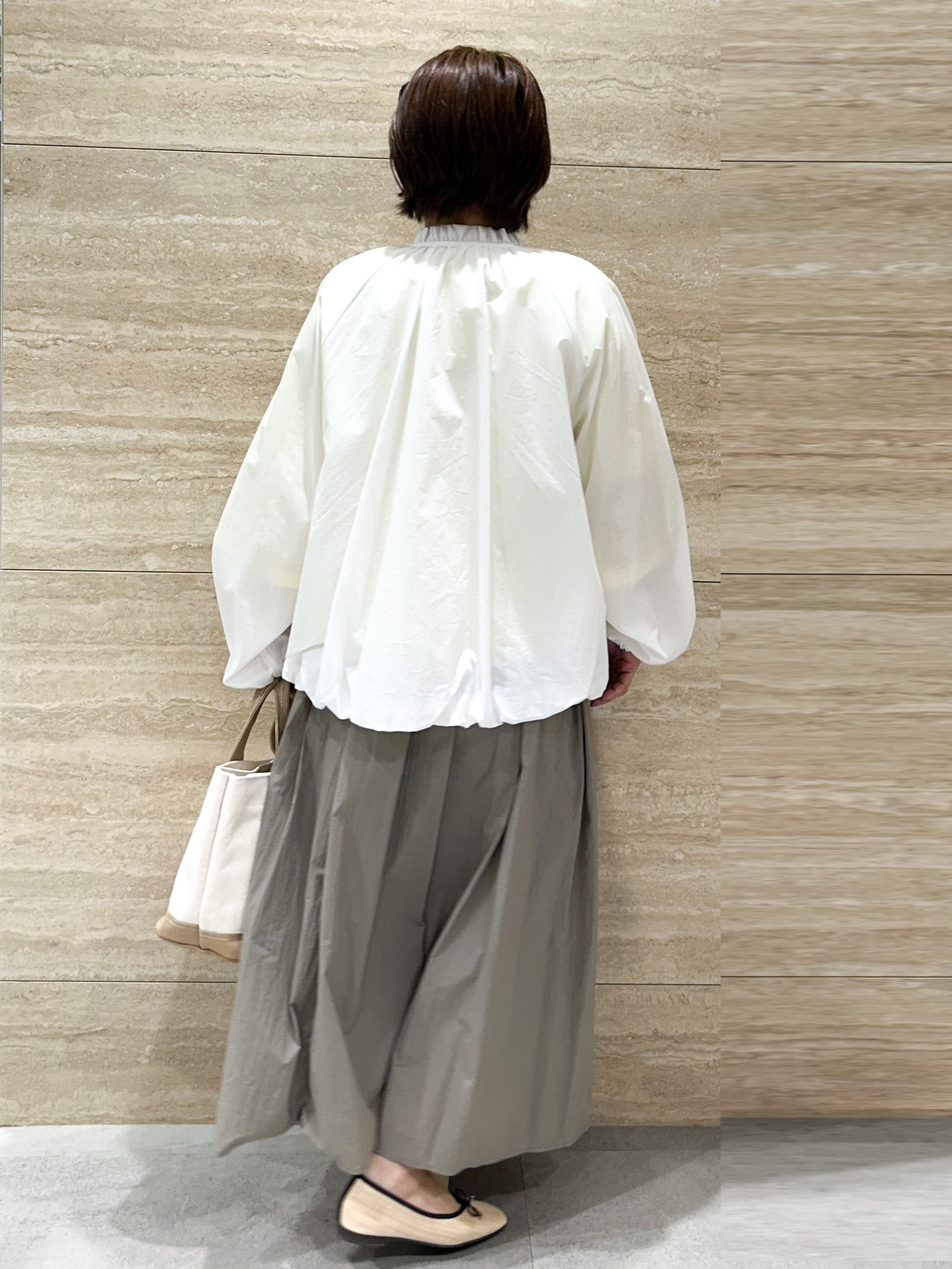 NAMIさんの「OPAQUE.CLIP｜撥水 裾バルーンブルゾン【洗濯機OK】」を使ったコーディネート