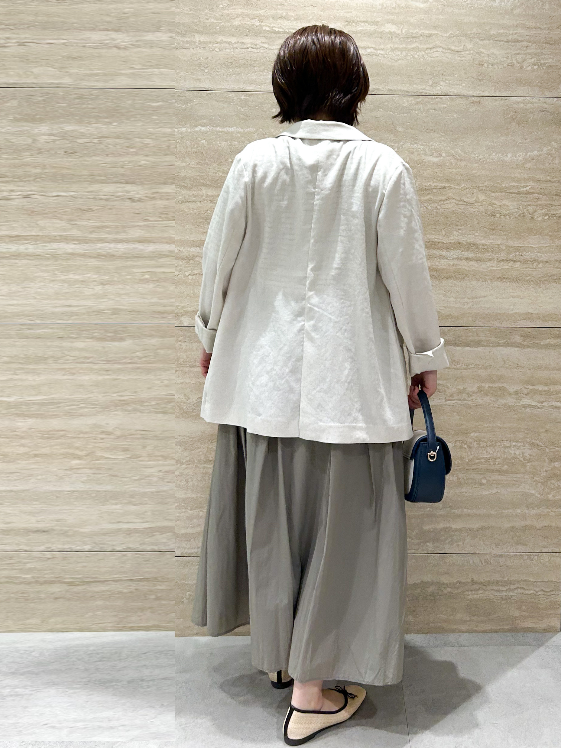 NAMIさんの「OPAQUE.CLIP｜シングルテーラードジャケット【洗える／裏地なし】」を使ったコーディネート