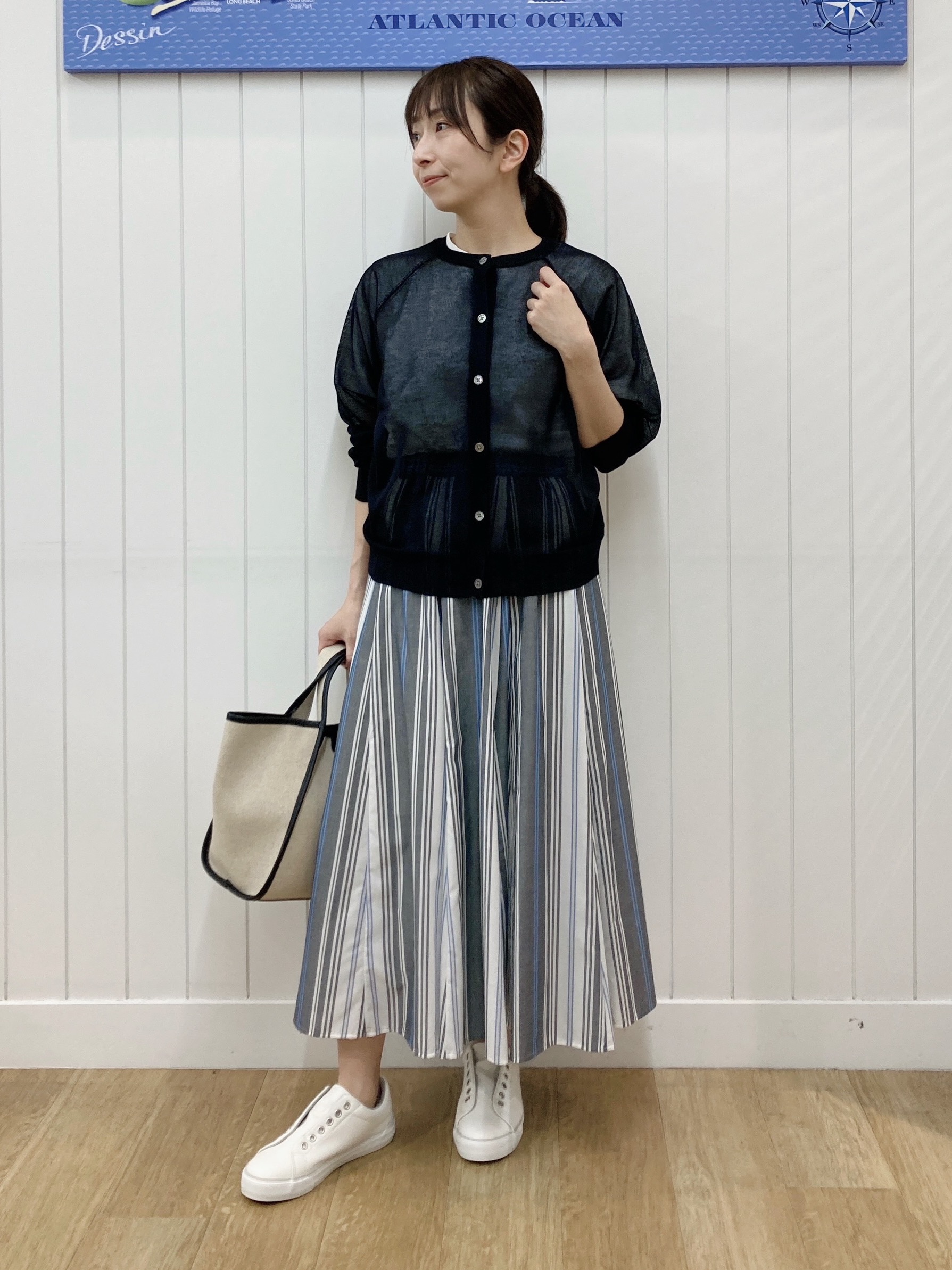 yoshiさんの「Dessin｜お守りカーディガン -ウォッシャブル-」を使ったコーディネート