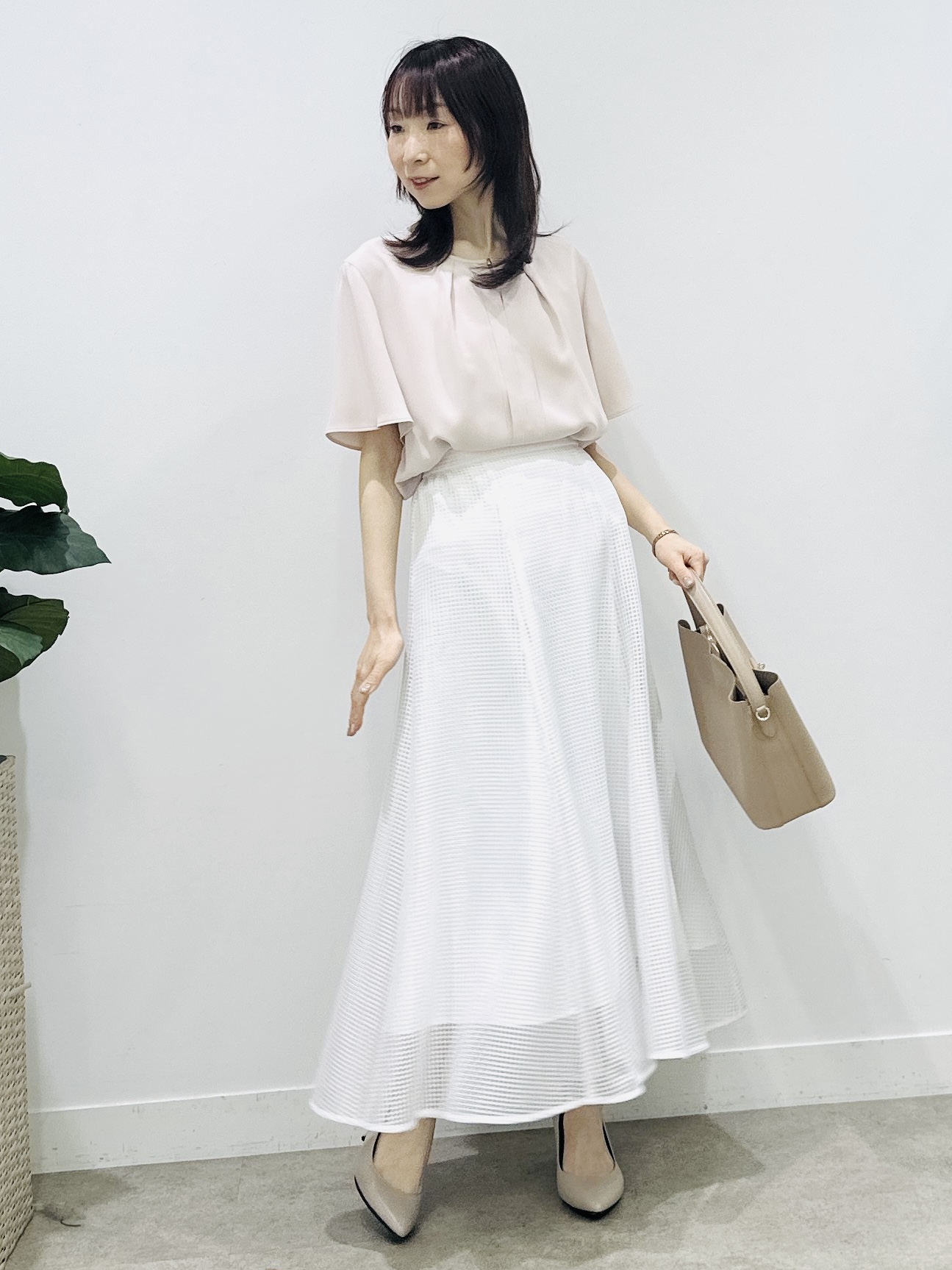 Miwaさんの「UNTITLED｜【清涼感/洗える】ミニマルシルエットジャケット」を使ったコーディネート