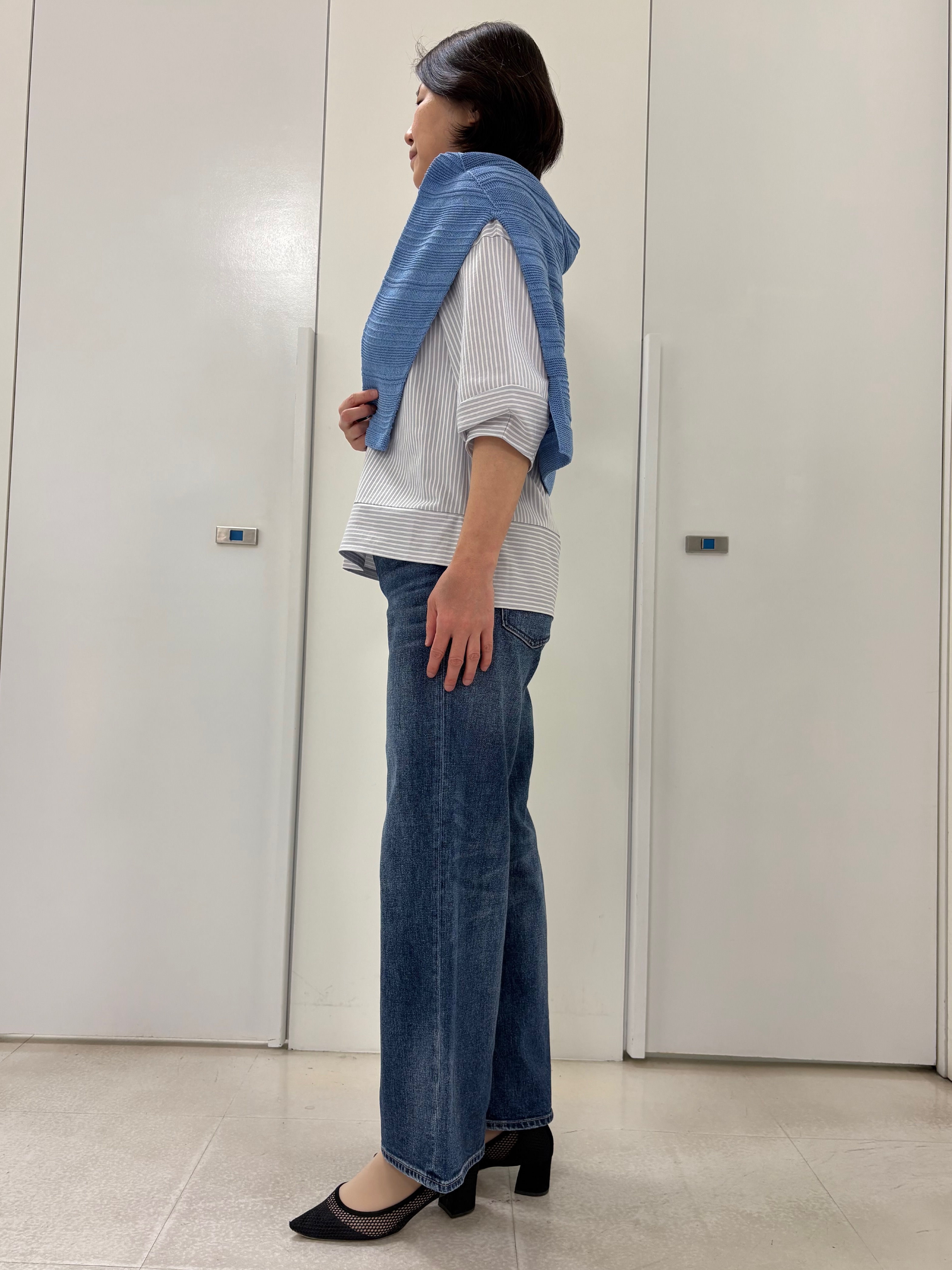 hIさんの「COUP DE CHANCE｜◆【デニムパンツ】Healthy Denim／ Pink Pepper Midrise（ピンクペッパ」を使ったコーディネート