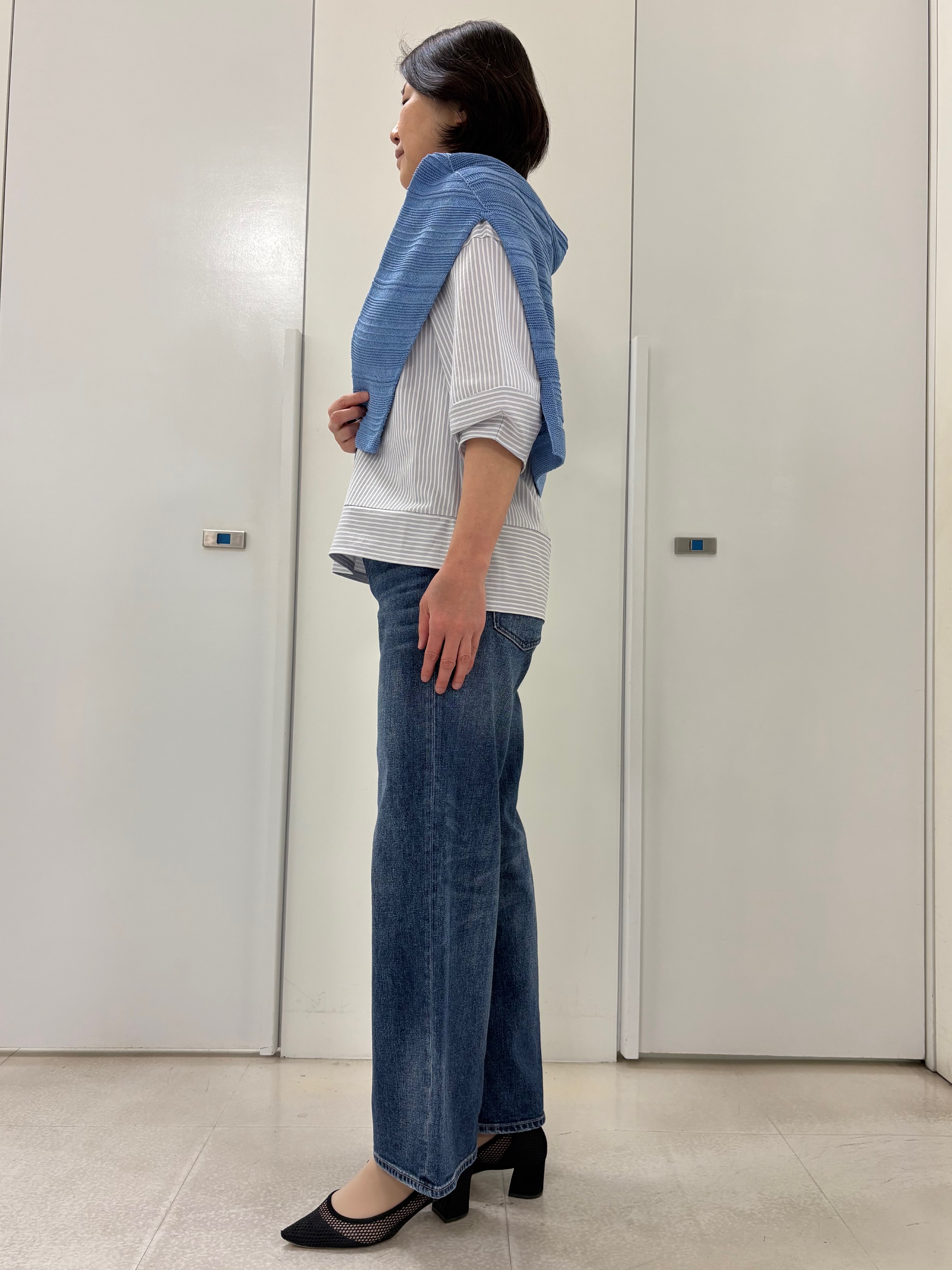 hIさんの「COUP DE CHANCE｜◆【デニムパンツ】Healthy Denim／ Pink Pepper Midrise（ピンクペッパ」を使ったコーディネート