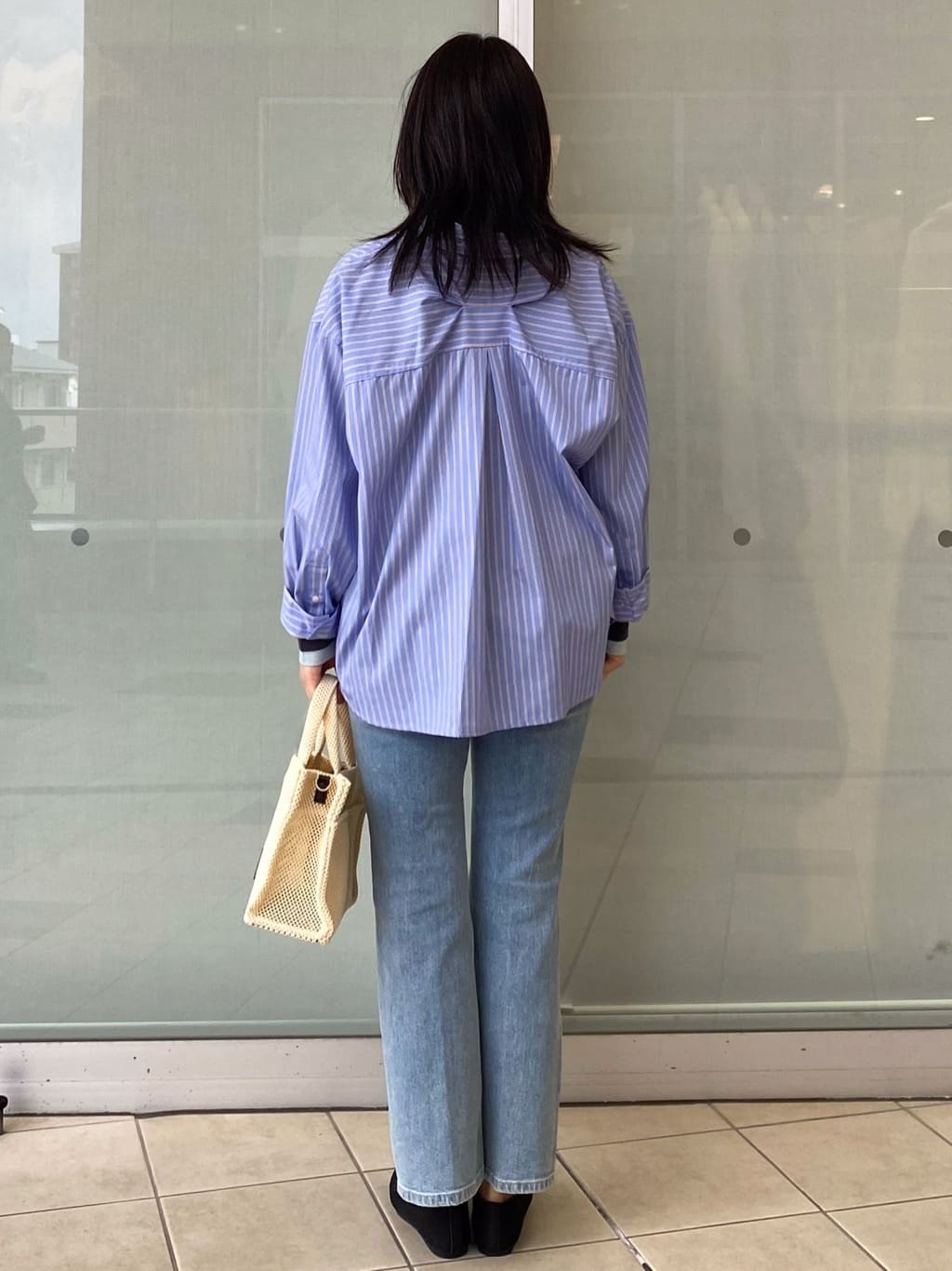 Jeanさんの「OPAQUE.CLIP｜バックシャンスキッパーシャツ【洗濯機OK】」を使ったコーディネート