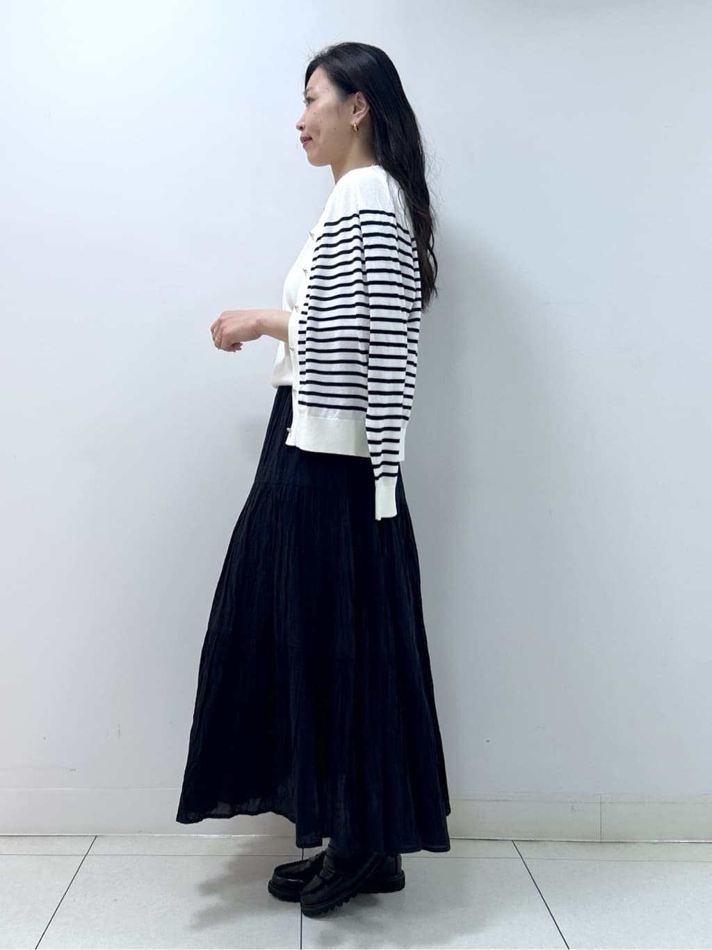 Kaiさんの「Dessin｜【2点セット/洗える】アンサンブルニット」を使ったコーディネート