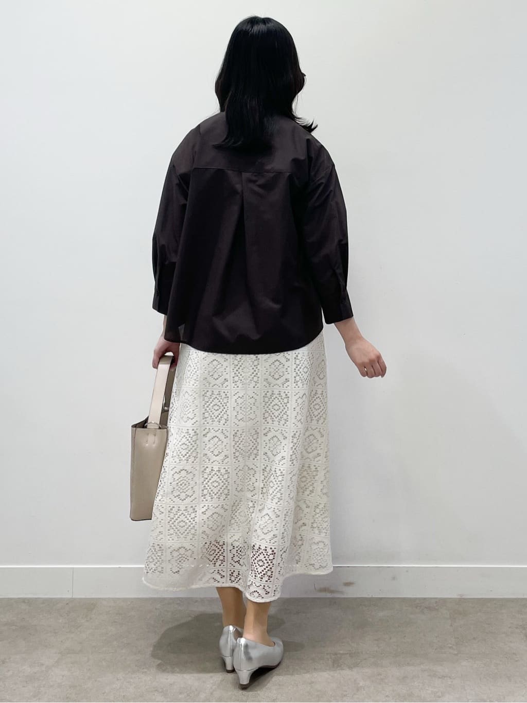 yukariさんの「Reflect｜【接触冷感】八分袖フロントフリルブラウス」を使ったコーディネート