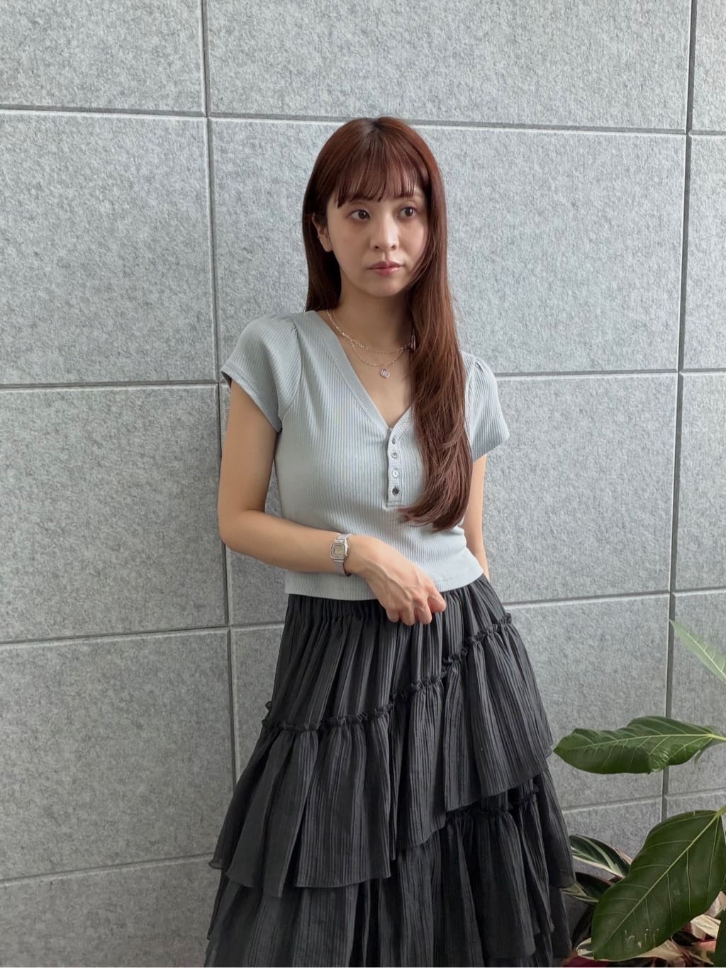 kanamiさんの「CODE A｜M dramatic skirt」を使ったコーディネート
