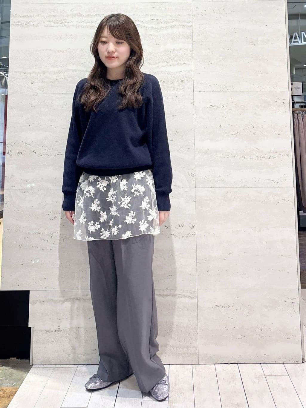 かほさんの「OPAQUE.CLIP｜スウェットライクニット【洗濯機OK】」を使ったコーディネート