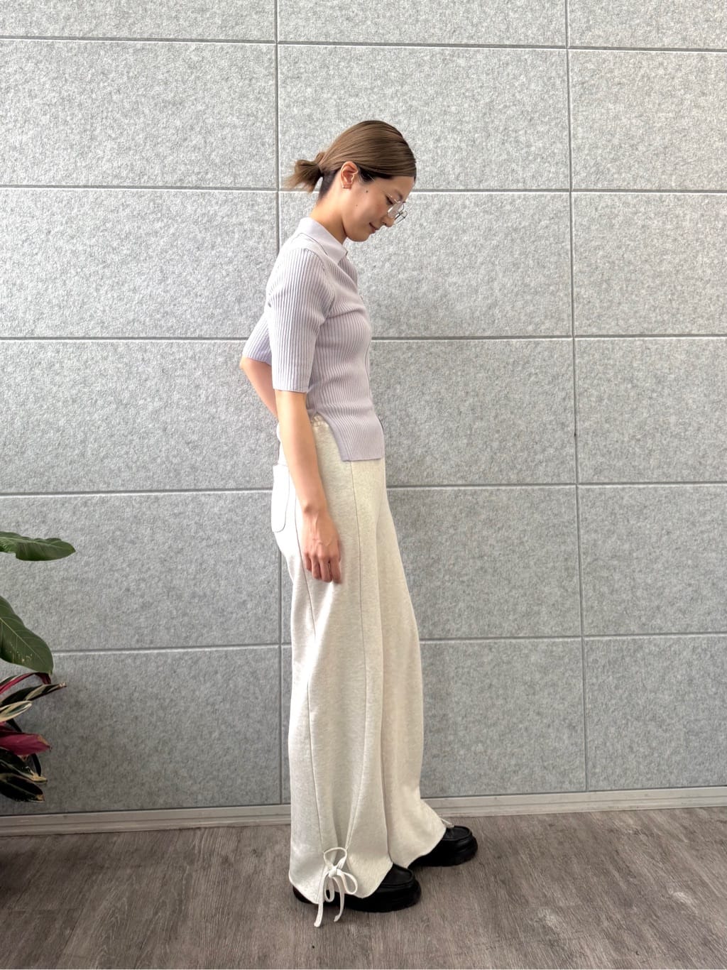 uchi__yamaさんの「CODE A｜【Re】ribbon sweat pants」を使ったコーディネート