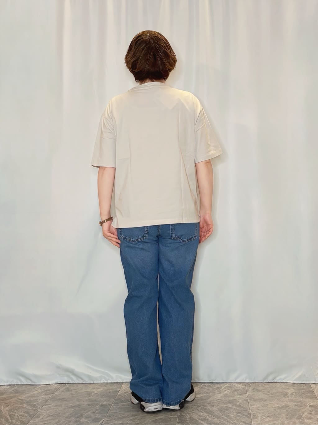 たみさんの「SHOO･LA･RUE｜【洗濯機可/S-LL】キーネックでお顔周りすっきり ざっくり編みカーディガン」を使ったコーディネート