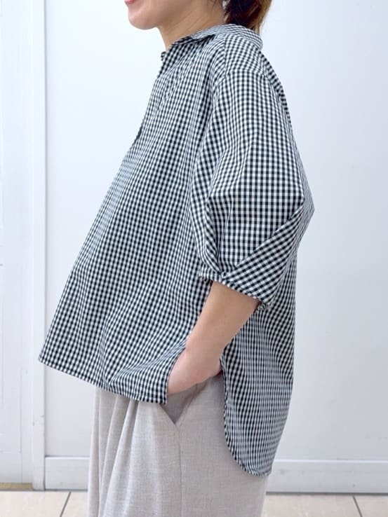 Osawaさんの「Dessin｜【洗える】スキッパーシャツブラウス」を使ったコーディネート