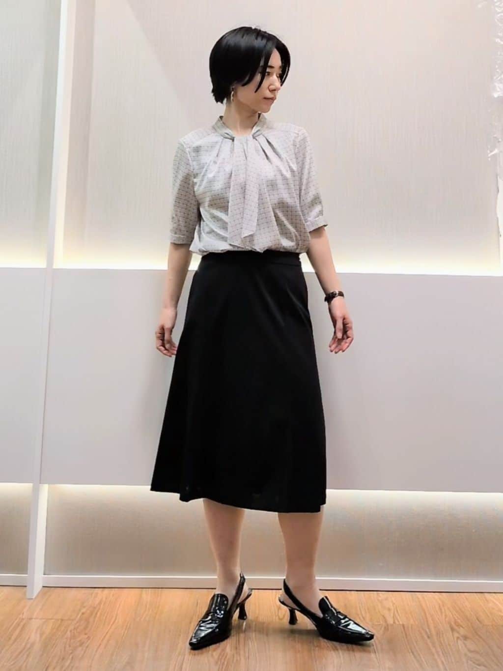 ミズタさんの「UNTITLED｜【UV/接触冷感/スーツ】ジャージテーラードジャケット」を使ったコーディネート