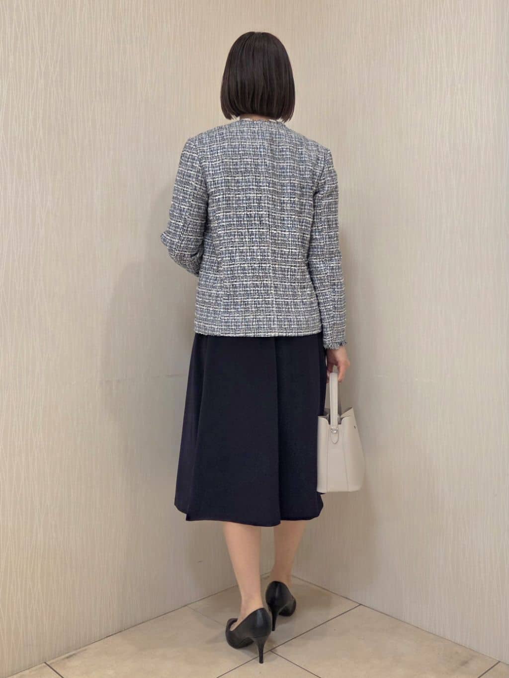 naokoさんの「UNTITLED｜【仕事着/スーツ】ファンシーツイード ジャケット」を使ったコーディネート