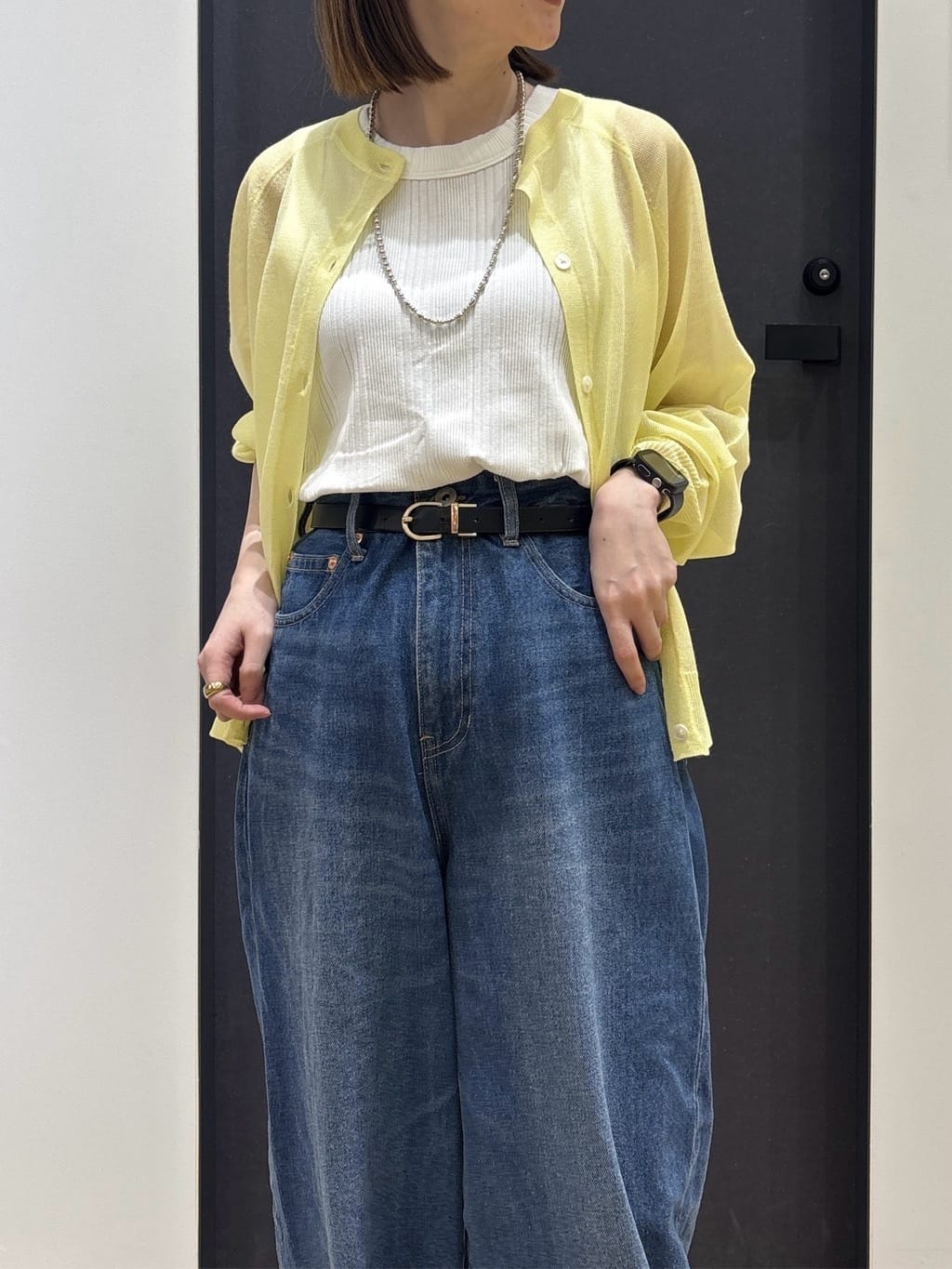 risaさんの「Dessin｜お守りカーディガン -ウォッシャブル-」を使ったコーディネート
