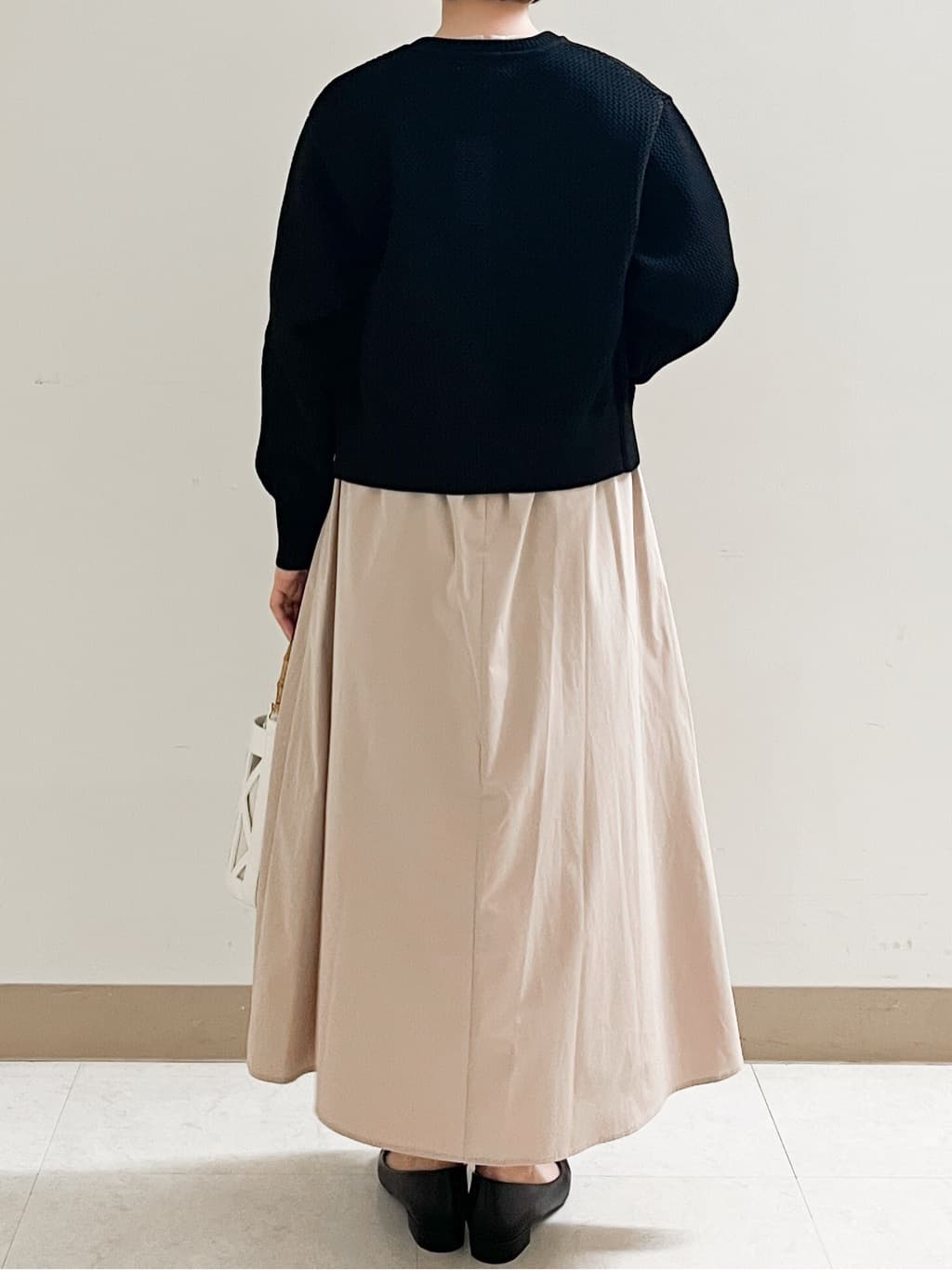あかねさんの「OPAQUE.CLIP｜カシュクール風デザインワンピース【洗濯機OK】」を使ったコーディネート