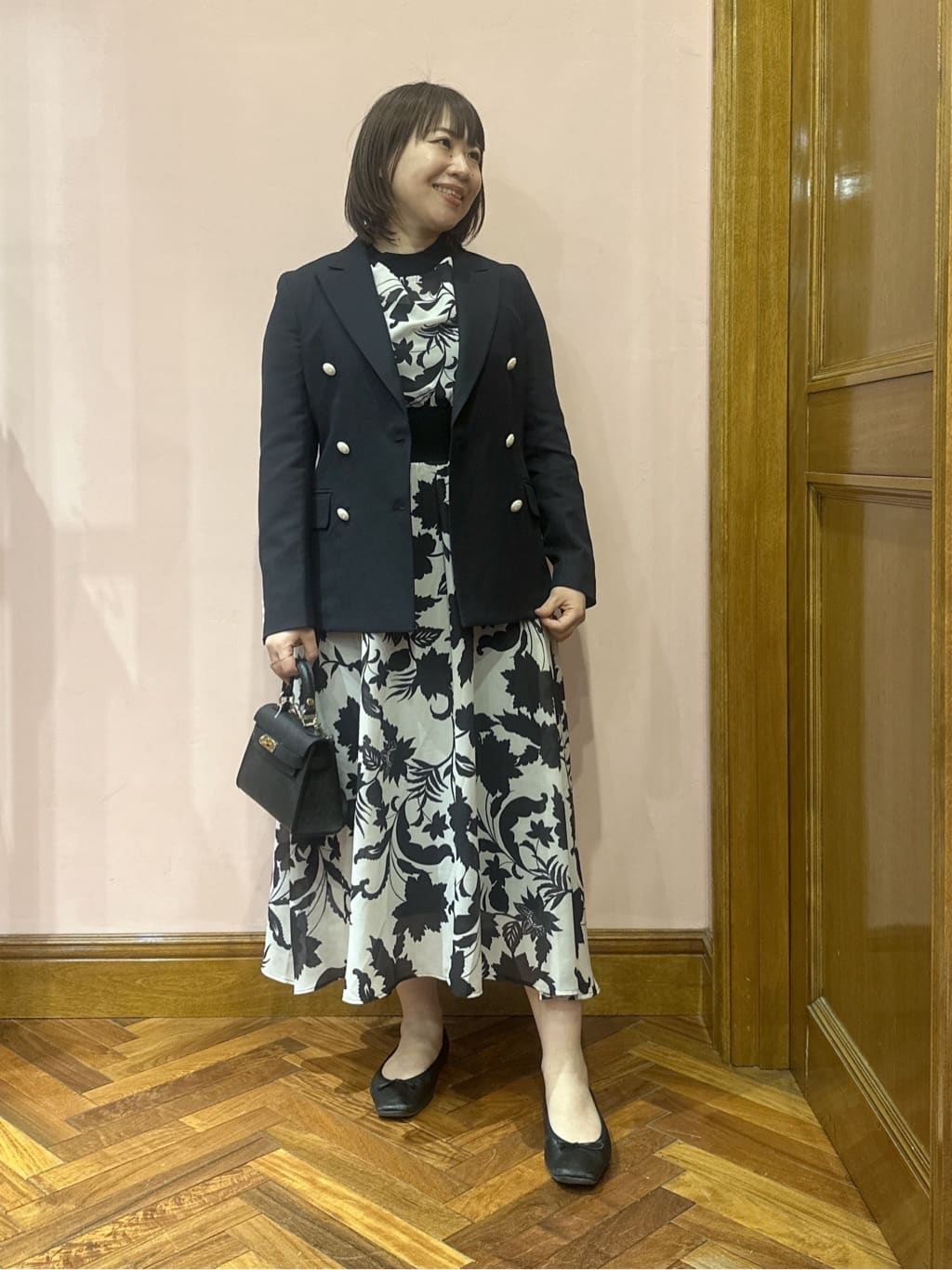 komatsuさんの「DRESSTERIOR｜◆ソフトレザーバレエシューズ」を使ったコーディネート