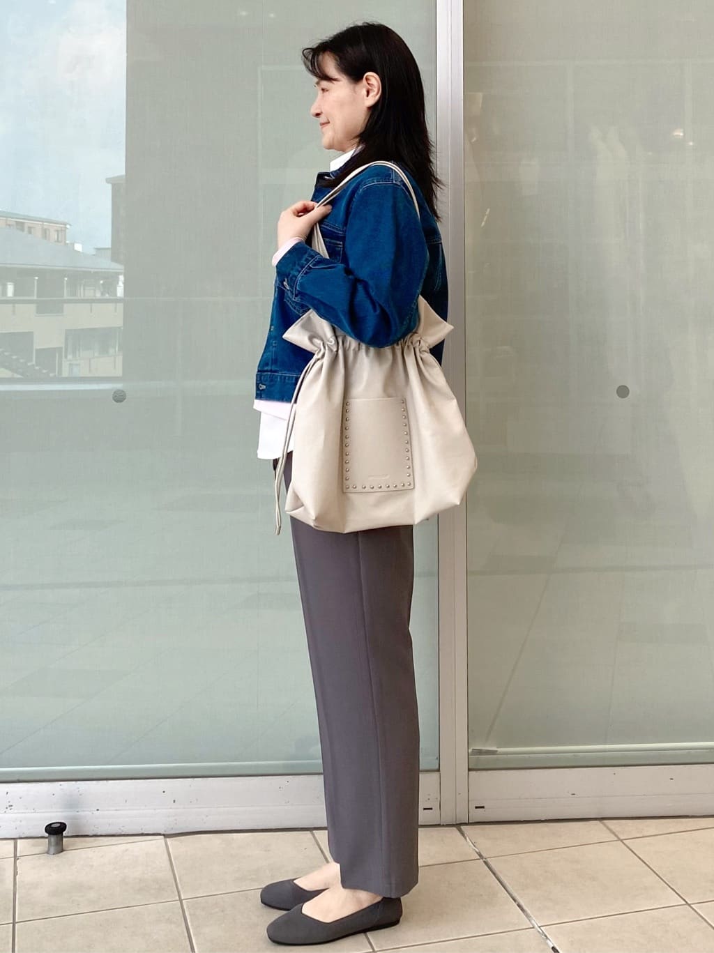 Jeanさんの「OPAQUE.CLIP｜デニムジャケット【洗濯機OK】」を使ったコーディネート