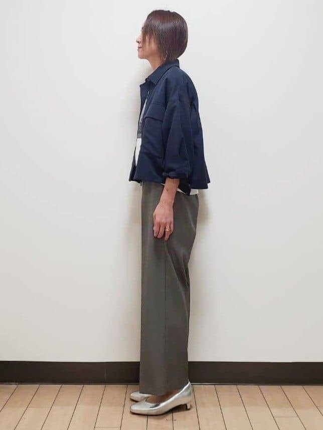 yuuさんの「Reflect｜リネンライクシャツブルゾン」を使ったコーディネート