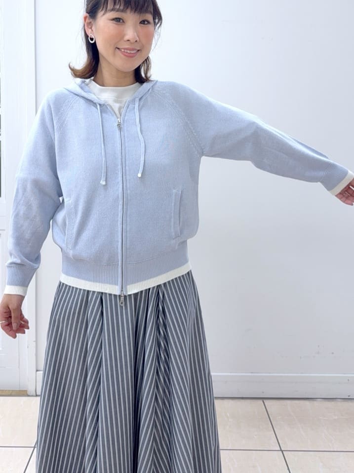 Osawaさんの「Dessin｜【洗える】リネン混フーデッドパーカー」を使ったコーディネート
