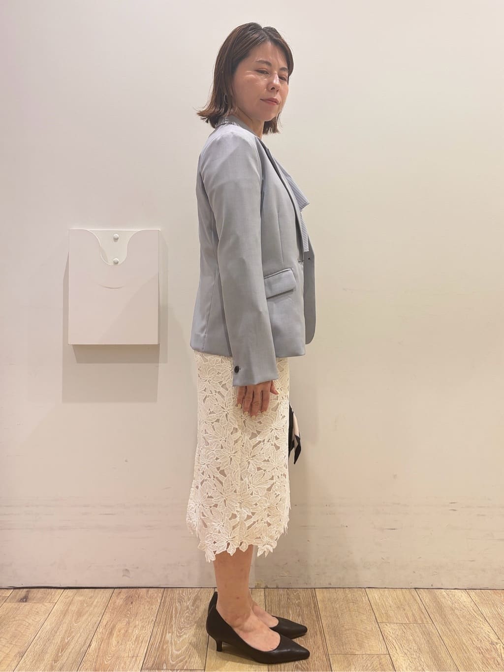 YUKOさんの「index｜ストレッチテーラードジャケット／セットアップ対応【洗濯機OK】」を使ったコーディネート