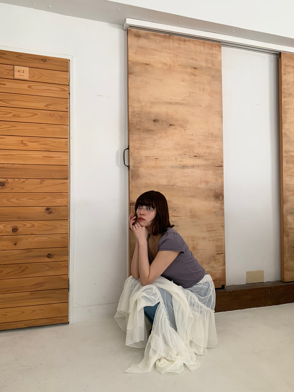 miyu maesakaさんの「CODE A｜M dramatic dot tulle skirt」を使ったコーディネート