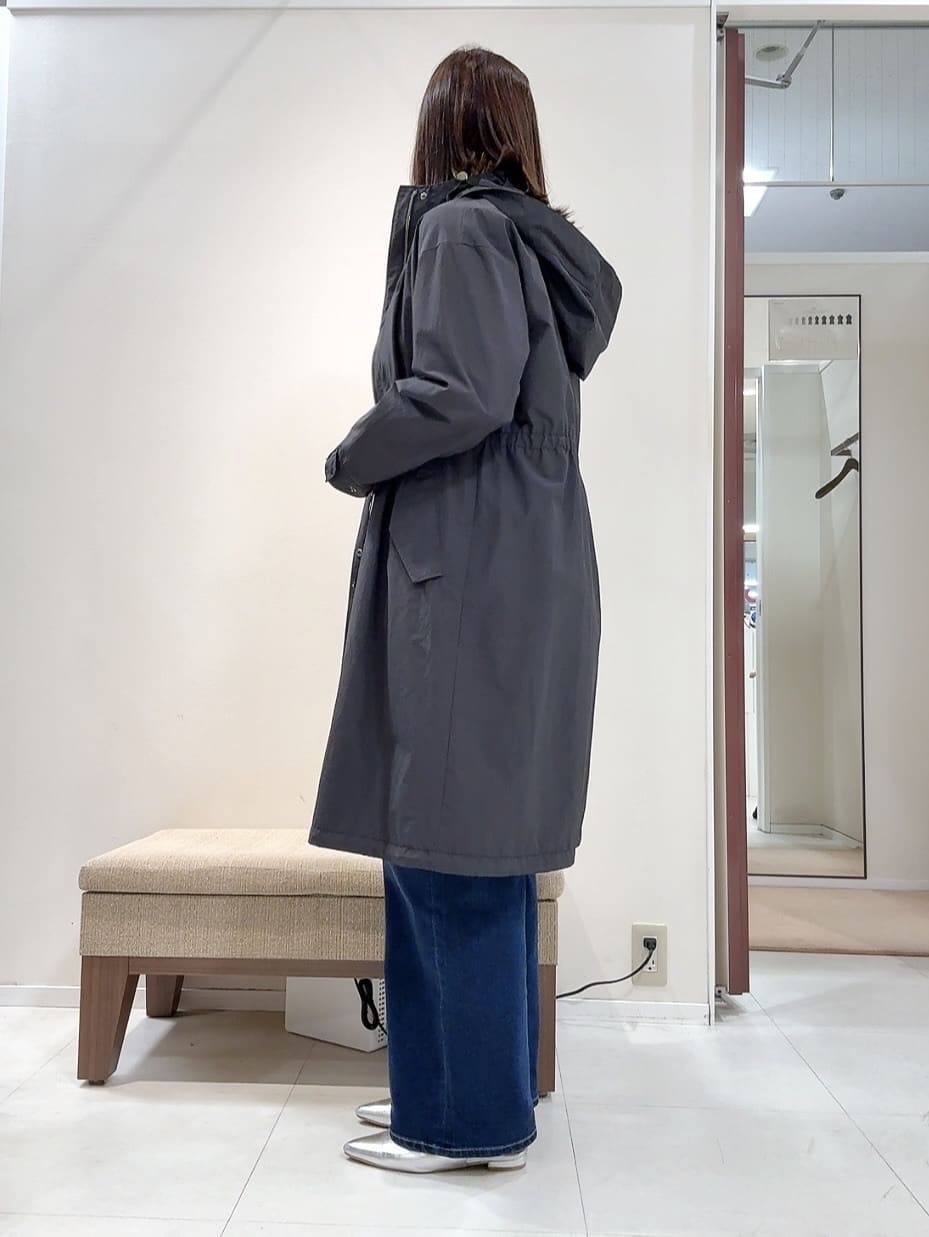 YUIさんの「UNTITLED｜◆【2WAY/洗える/はっ水】グログランモッズコート」を使ったコーディネート