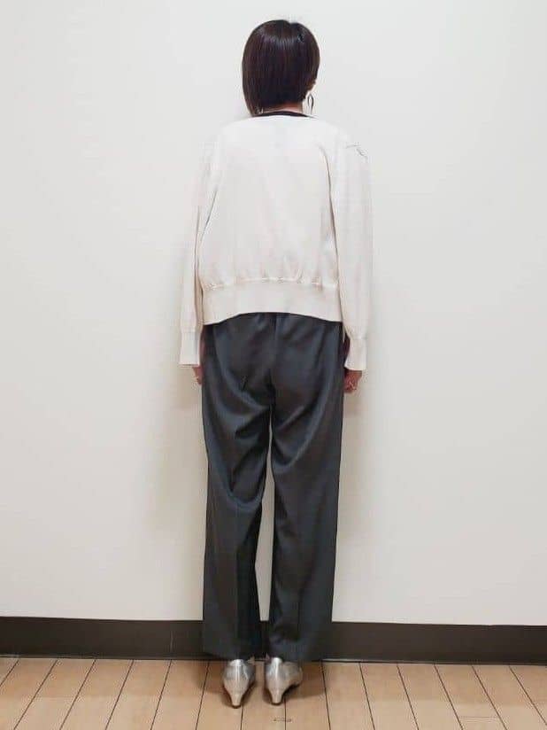 yuuさんの「Reflect｜【アンサンブル可】バイカラーカーディガン」を使ったコーディネート