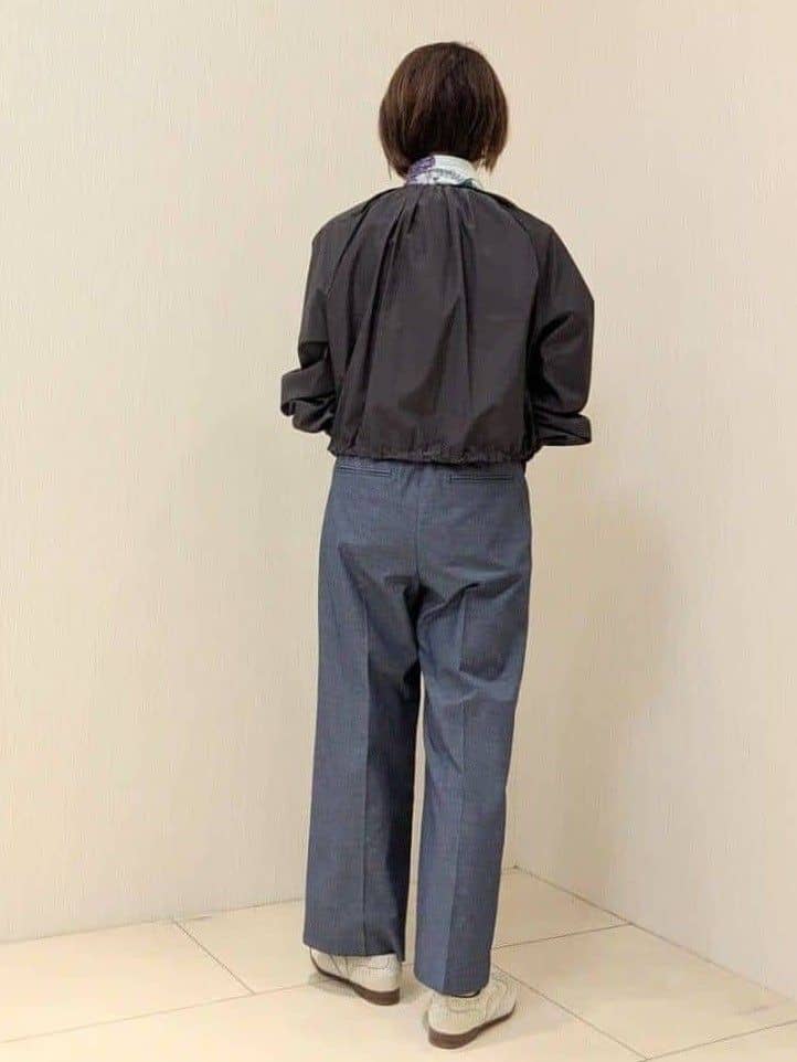 u-macoさんの「UNTITLED｜◆【セットアップ可/はっ水】シャイニータイプライターブルゾン」を使ったコーディネート