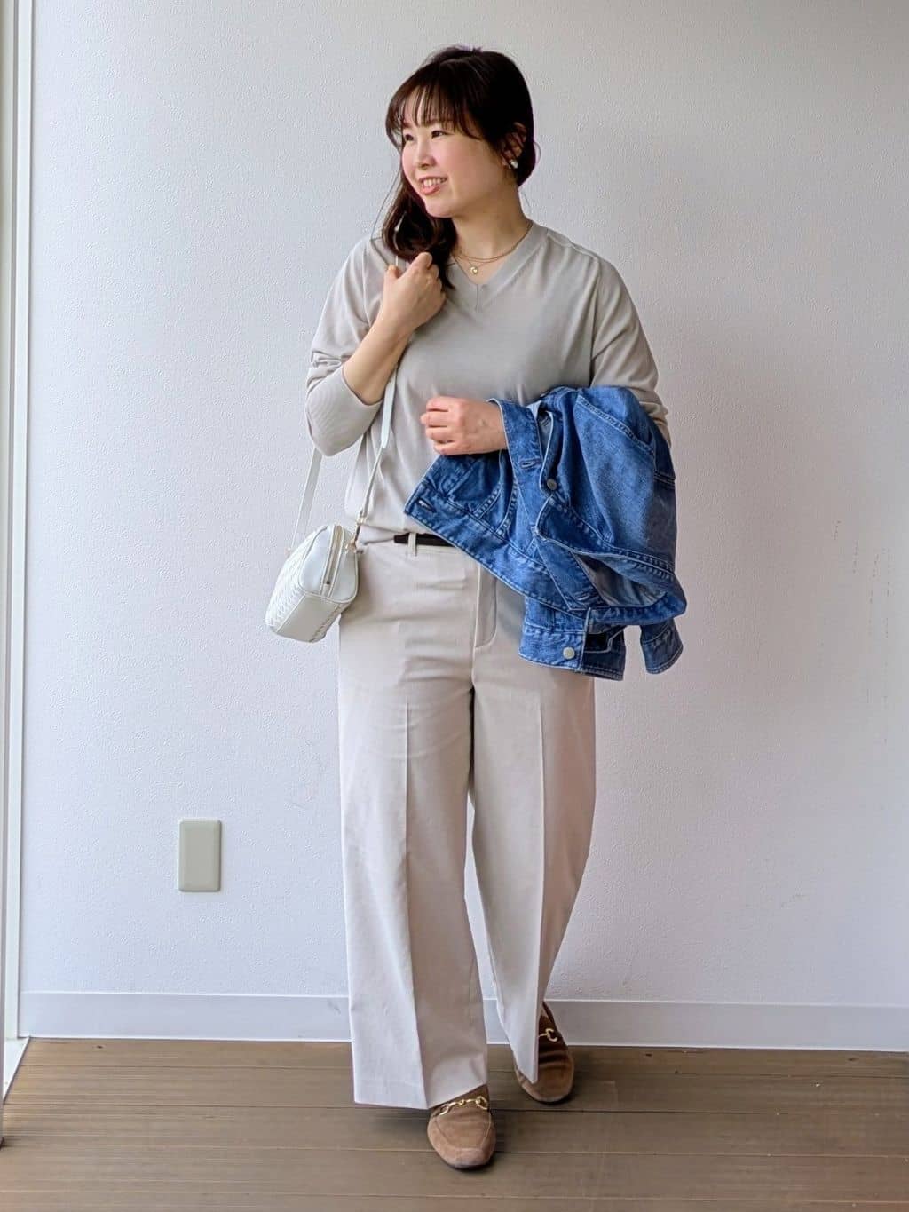 なみきさんの「UNTITLED｜【Healthy DENIM】別注Bran／デニムジャケット」を使ったコーディネート