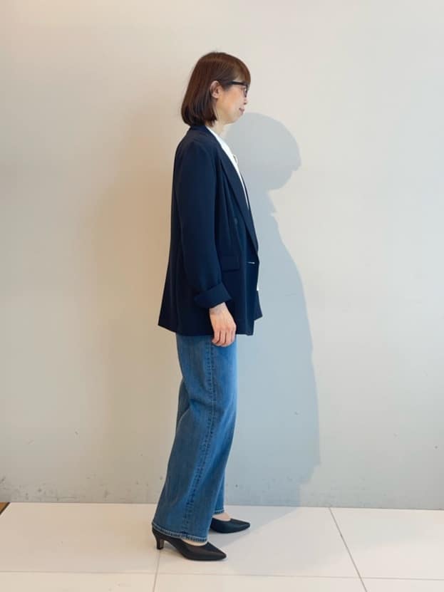 murayamaさんの「INDIVI｜【洗える／大人シアー】タックプリーツ7分袖ブラウス」を使ったコーディネート