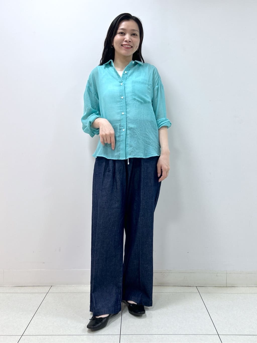 Kaiさんの「Dessin｜【洗える】シアーカラーシャツ」を使ったコーディネート