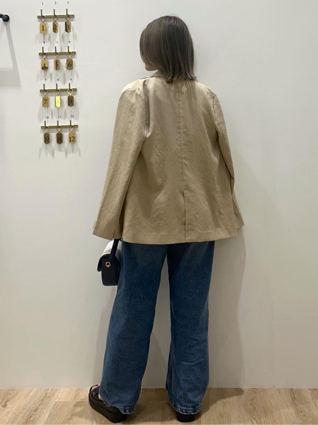 suzukaさんの「OPAQUE.CLIP｜【UV／接触冷感】ダブルブレストジャケット《防シワ加工／洗える》」を使ったコーディネート