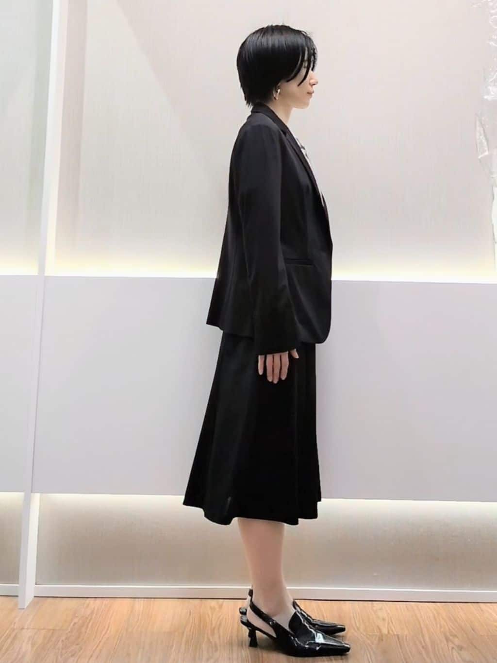 ミズタさんの「UNTITLED｜【UV/接触冷感/スーツ】ジャージテーラードジャケット」を使ったコーディネート