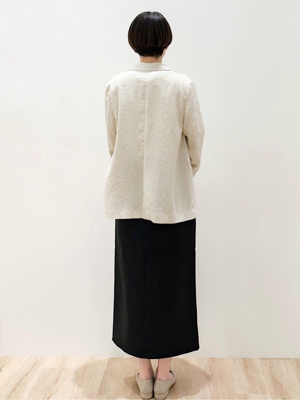 yurieさんの「OPAQUE.CLIP｜【UV／接触冷感】ダブルブレストジャケット《防シワ加工／洗える》」を使ったコーディネート